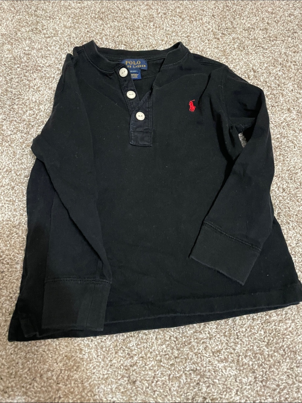 Polo by Ralph Lauren Black Long-Sleeve
